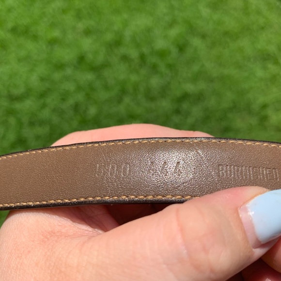 Vintage French Horn Buckle Leather Belt - Picture 4 of 16